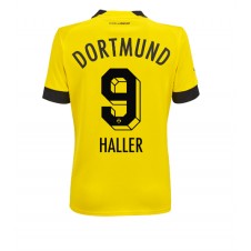 Borussia Dortmund Sebastien Haller #9 Hjemmedrakt Kvinner 2022-23 Kortermet